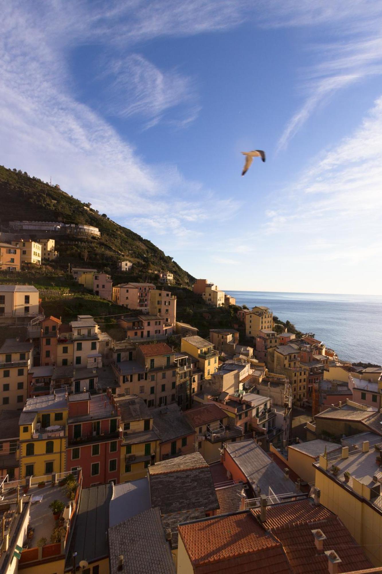 Casato Bapo Camera Panoramica Aurora Riomaggiore Bagian luar foto