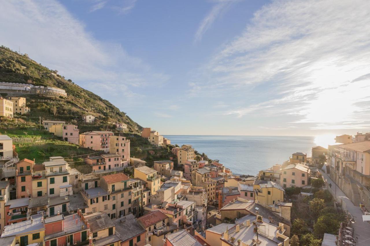 Casato Bapo Camera Panoramica Aurora Riomaggiore Bagian luar foto